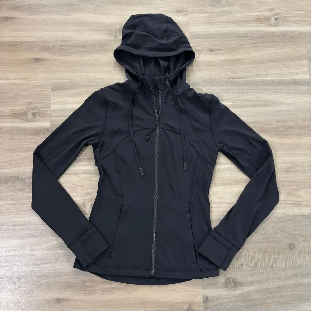 Lululemon Hooded Define Jacket Nulu Women Size 6 Black